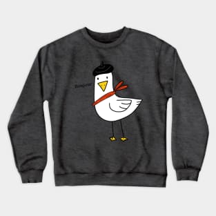 Bonjour Bird Crewneck Sweatshirt